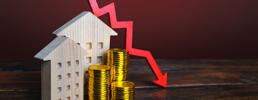 Falling real estate market